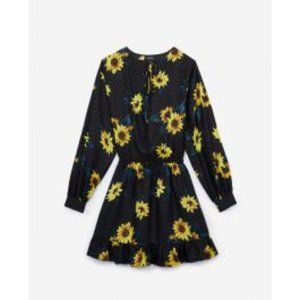 Kooples silk sunflower dress